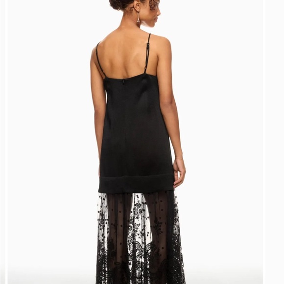 Sea New York Noa Satin Slip Midi dress fits size 0-2 - Picture 2 of 5